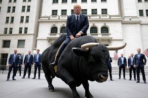 Trump reitet den Bullen